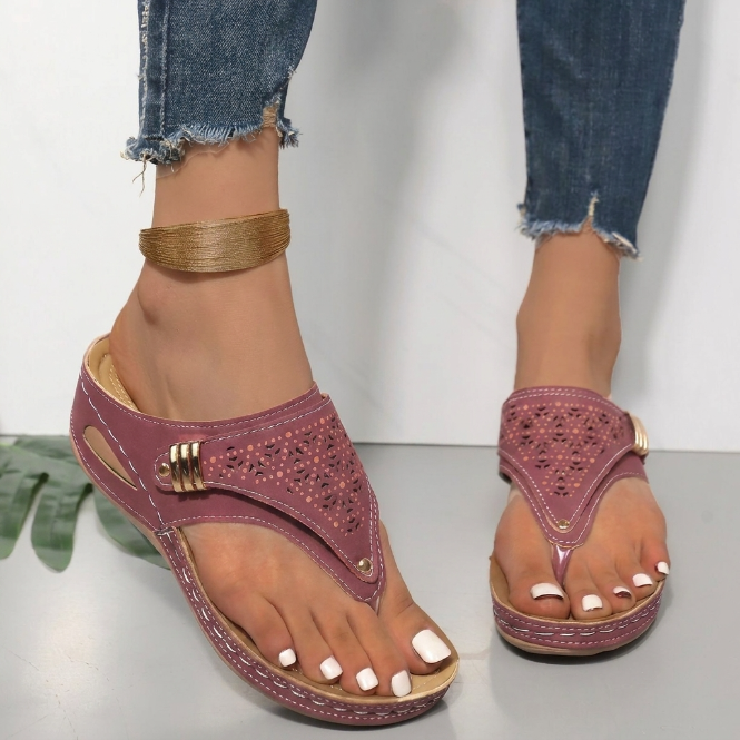 Alma - Sandalias ergonómicas con suela de buen agarre