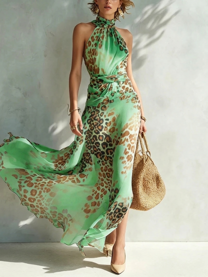 Brisa - Vestido glamour con motivo animal