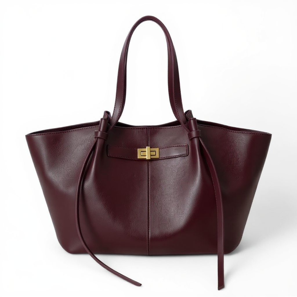 ARYS - Bolso para el Día a Día de cuero elegante gran capacidad Café - CARMEN VELVET