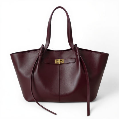 ARYS - Bolso para el Día a Día de cuero elegante gran capacidad Café - CARMEN VELVET