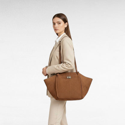 ARYS - Bolso para el Día a Día de ante elegante gran capacidad - CARMEN VELVET