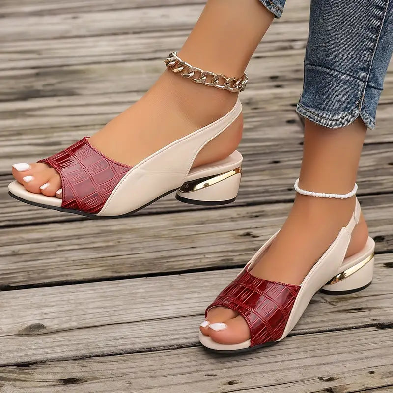 Marina - Sandalias de confort ergonómico Elegantes