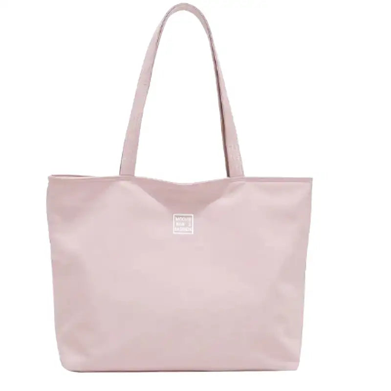 ELECTRE - Bolso Tote Grande impermeable en nailon - Rosa - CARMEN VELVET