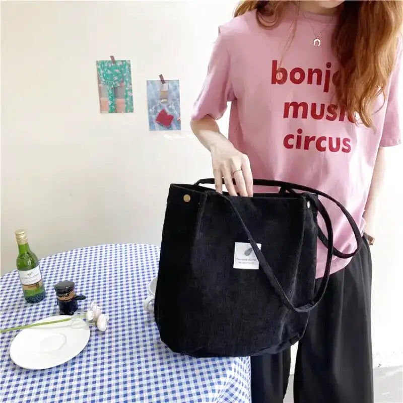 ELENA - Bolso Tote en tejido estructurado - CARMEN VELVET
