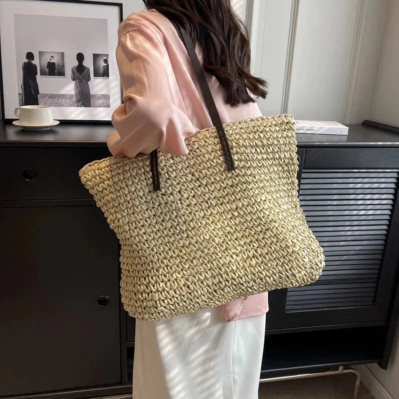 Ainara - Bolso shopper tejido de gran capacidad | CARMEN VELVET