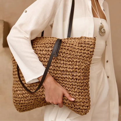 Ainara - Bolso shopper tejido de gran capacidad | CARMEN VELVET