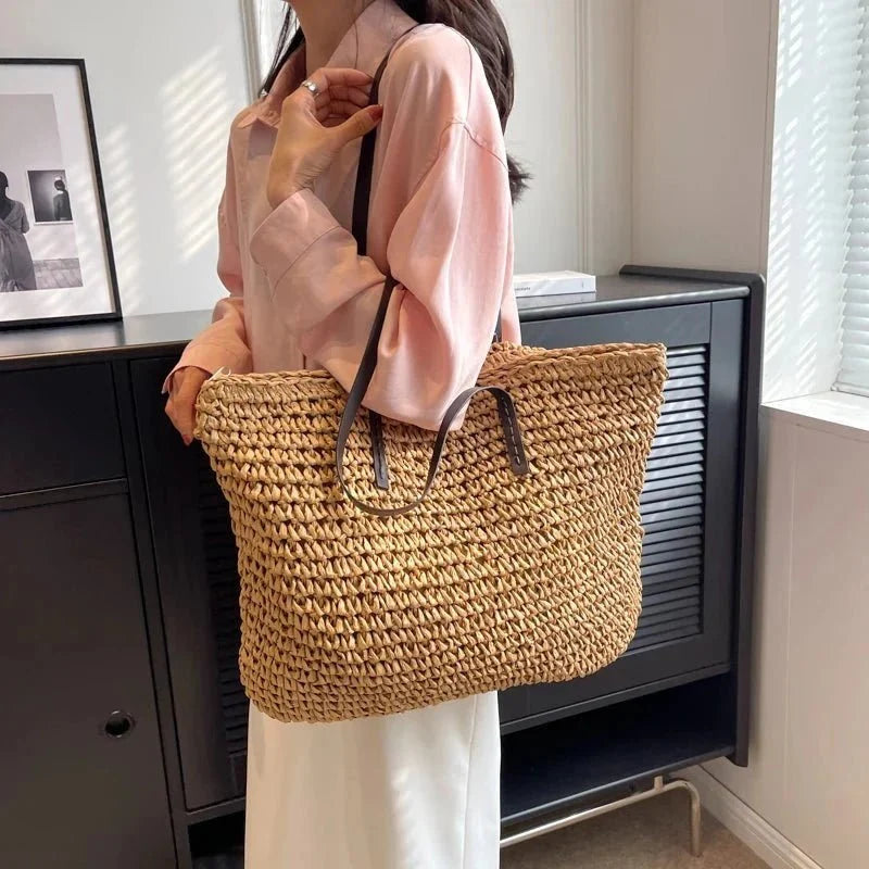 Ainara - Bolso shopper tejido de gran capacidad | CARMEN VELVET