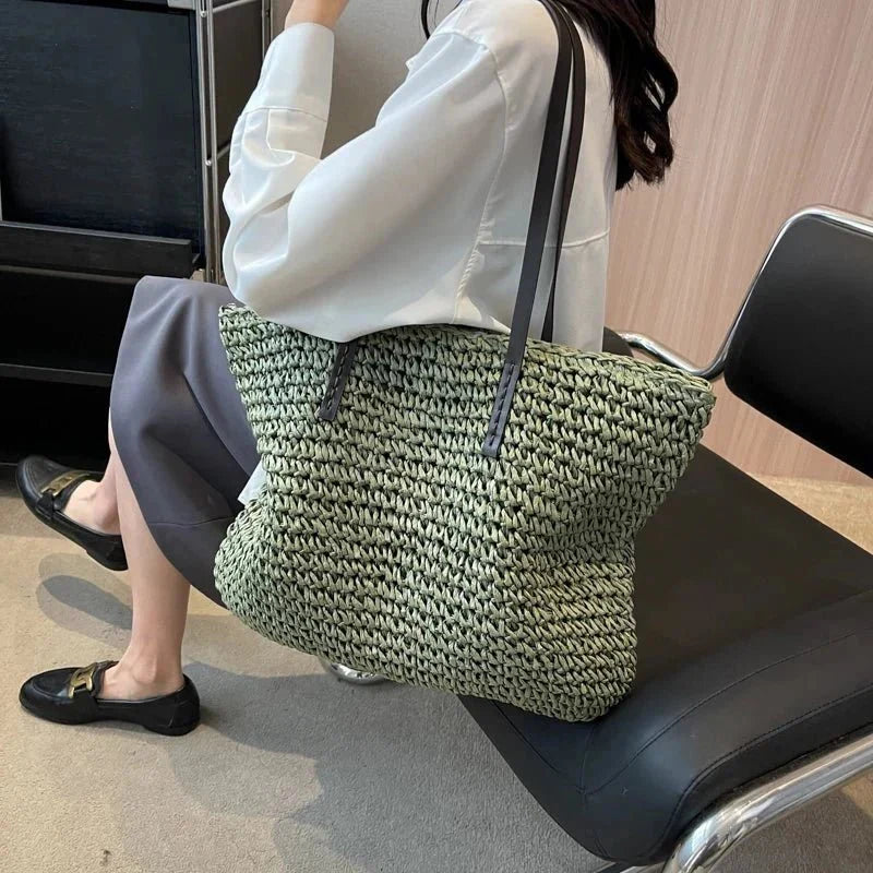 Ainara - Bolso shopper tejido de gran capacidad | CARMEN VELVET