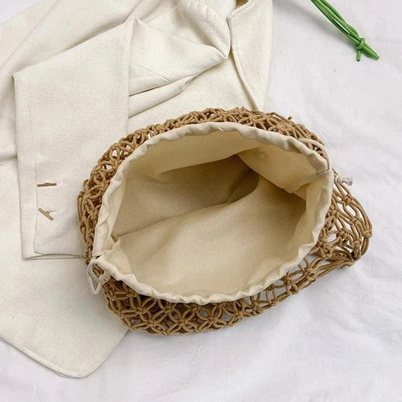 Berta - Sac porté épaule en maille tissée — image 6