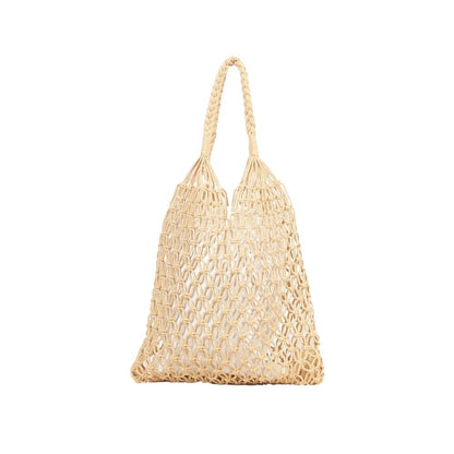 Berta - Sac porté épaule en maille tissée — image 1