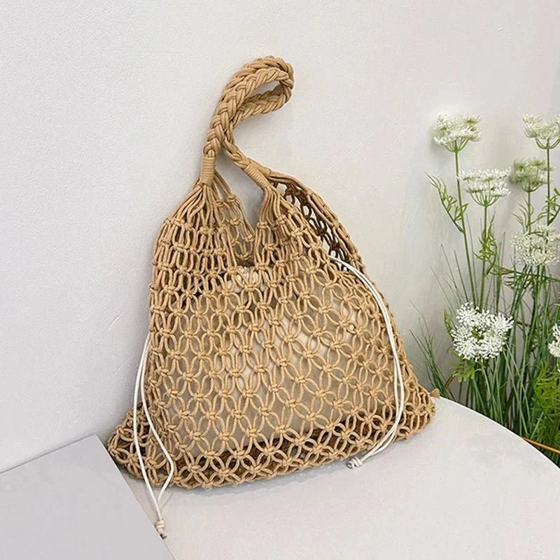 Berta - Sac porté épaule en maille tissée — image 7
