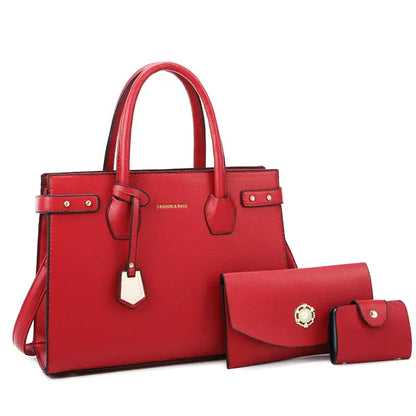 ESTRELLA - Bolso rectangular bandolera en cuero - Rojo - CARMEN VELVET