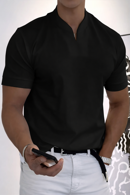 Harry - Camiseta con cuello en V transpirable y corte clásico