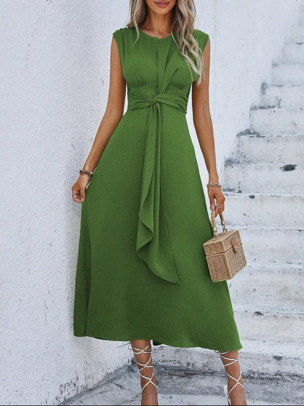 Briela - Vestido elegante sin mangas con cintura ajustable