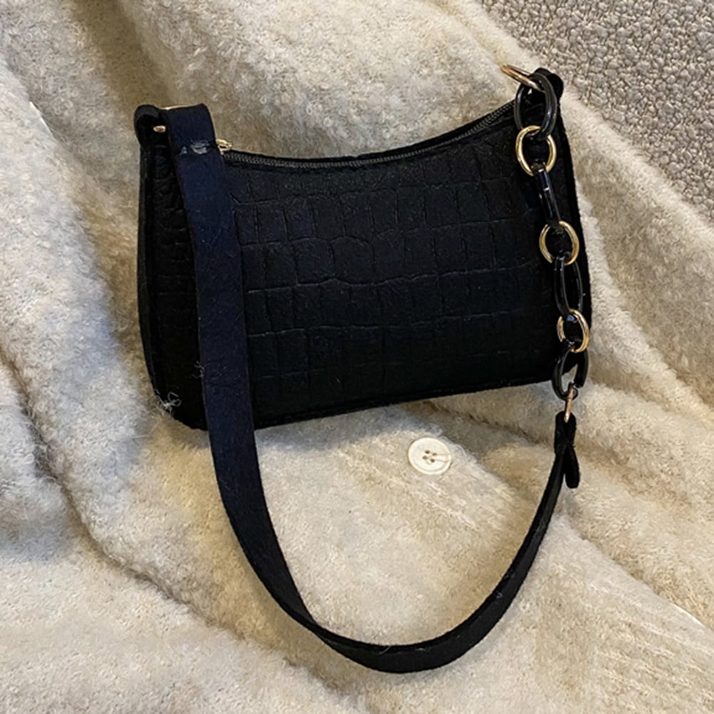 VANA - Bolso Pequeño bandolera en efecto croco - CARMEN VELVET