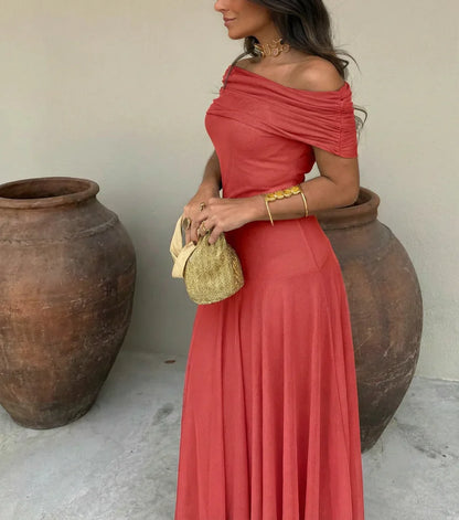 Amelia - Vestido asimétrico de mesh