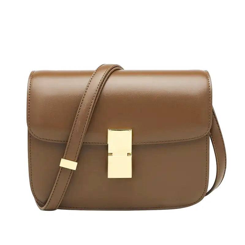 GRACIELA - Bolso Pequeño cuadrado bandolera - Marrón - CARMEN VELVET