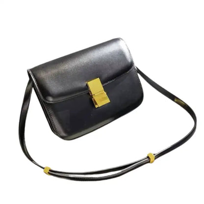 GRACIELA - Bolso Pequeño cuadrado bandolera - Negro - CARMEN VELVET