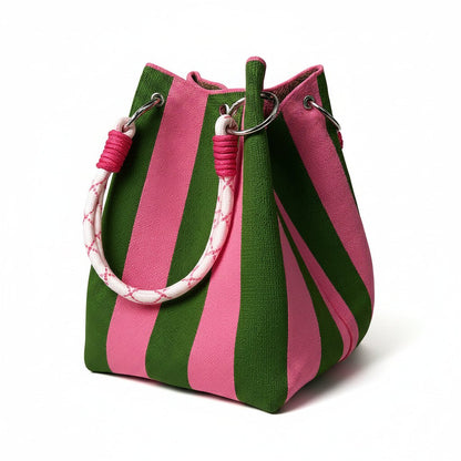 Lorea - Bolso saco de lona con asas de cuerda | CARMEN VELVET