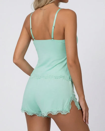 Elvira - Conjunto de encaje delicado y favorecedor