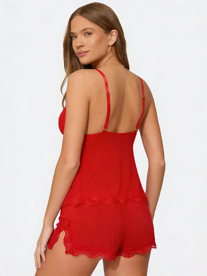 Elvira - Conjunto de encaje delicado y favorecedor