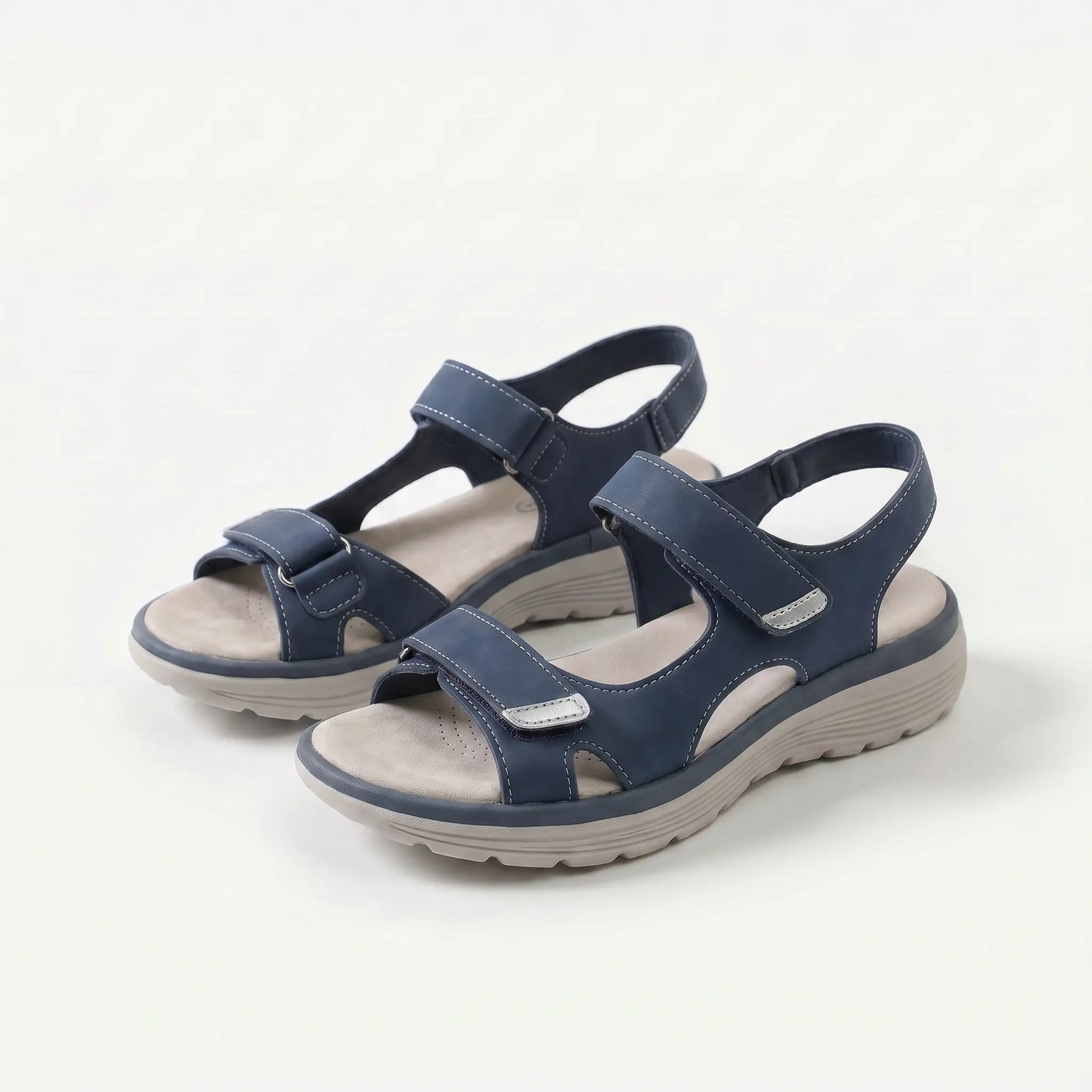 Malena - Sandalias de confort ergonómico con suela de buen agarre