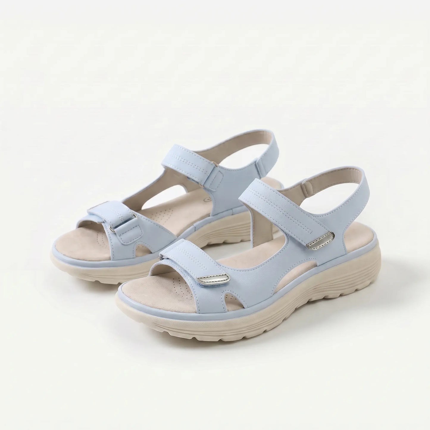 Malena - Sandalias de confort ergonómico con suela de buen agarre