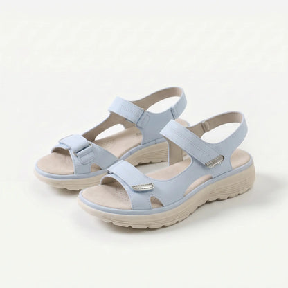 Malena - Sandalias de confort ergonómico con suela de buen agarre