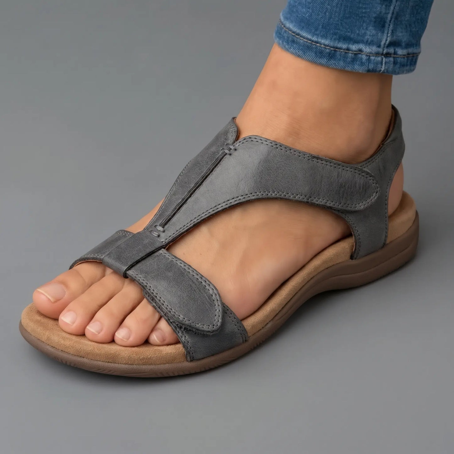 Olivia - Sandalias de confort ergonómico Ergonómicas