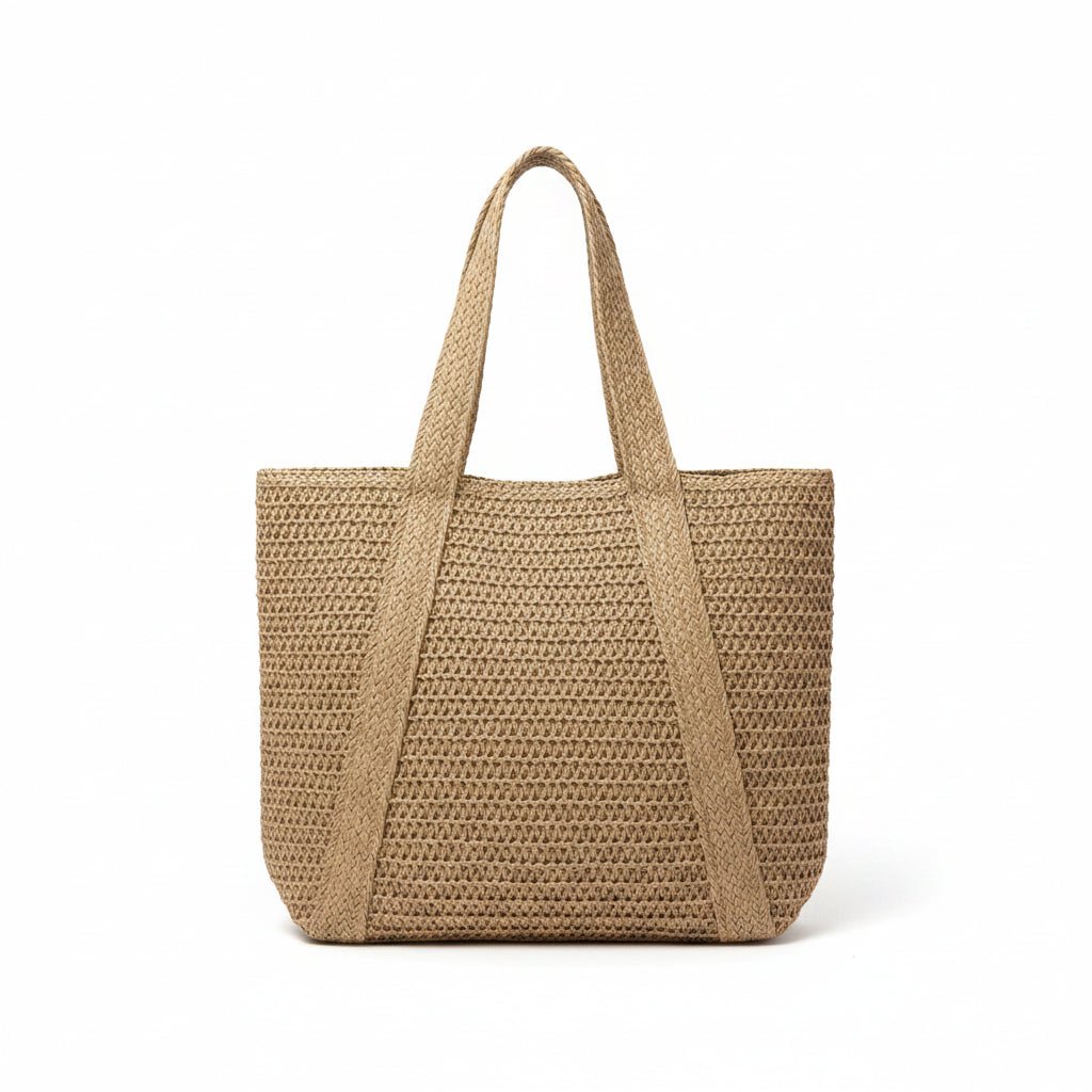 Carlota - Bolso de playa tejido de gran capacidad | CARMEN VELVET