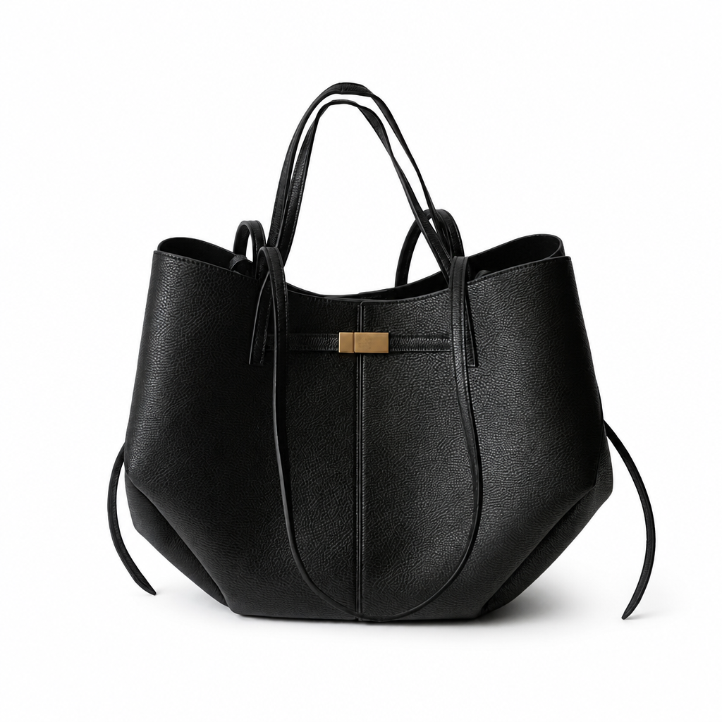 Liora - Bolso Tote Grande de Mujer elegante en cuero granulado - CARMEN VELVET