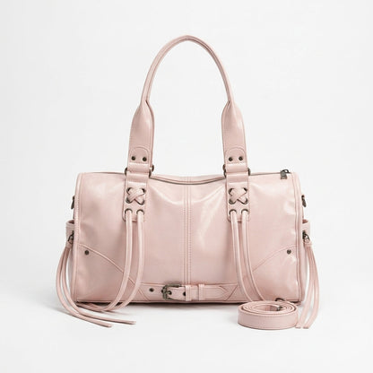 Maëlia - Bolso bandolera de mujer elegante para el día a día - Rosa - CARMEN VELVET