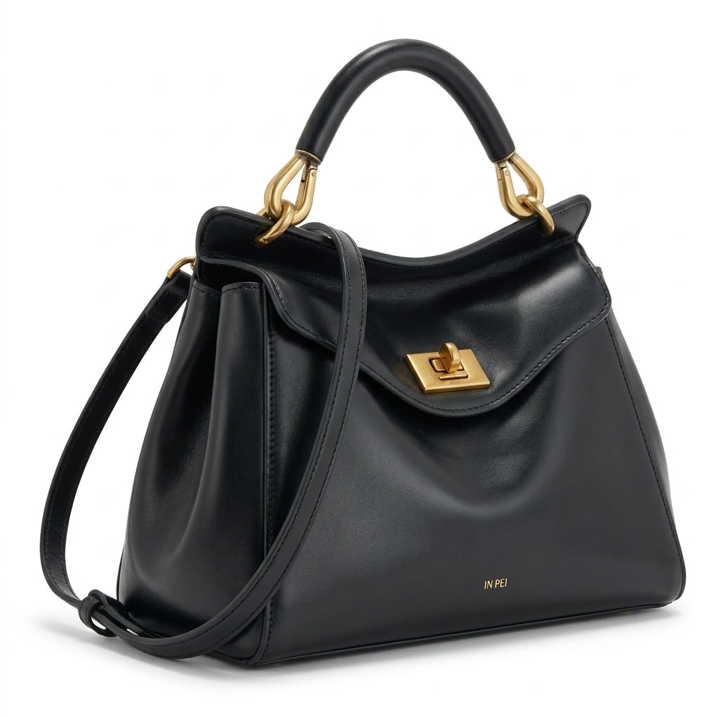 Paola - Bolso Grande de mujer en cuero liso - CARMEN VELVET