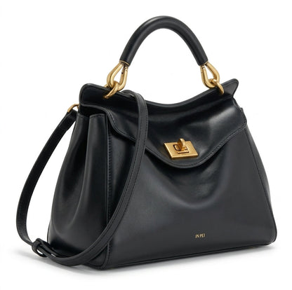 Paola - Bolso Grande de mujer en cuero liso - CARMEN VELVET