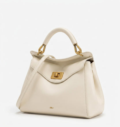 Paola - Bolso Grande de mujer en cuero liso - CARMEN VELVET