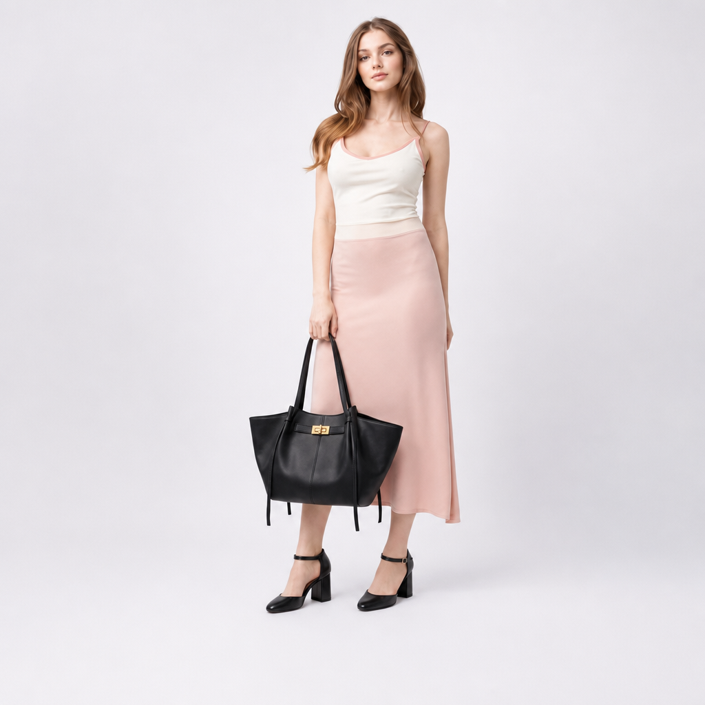 ARYS - Bolso para el Día a Día de cuero elegante gran capacidad - CARMEN VELVET