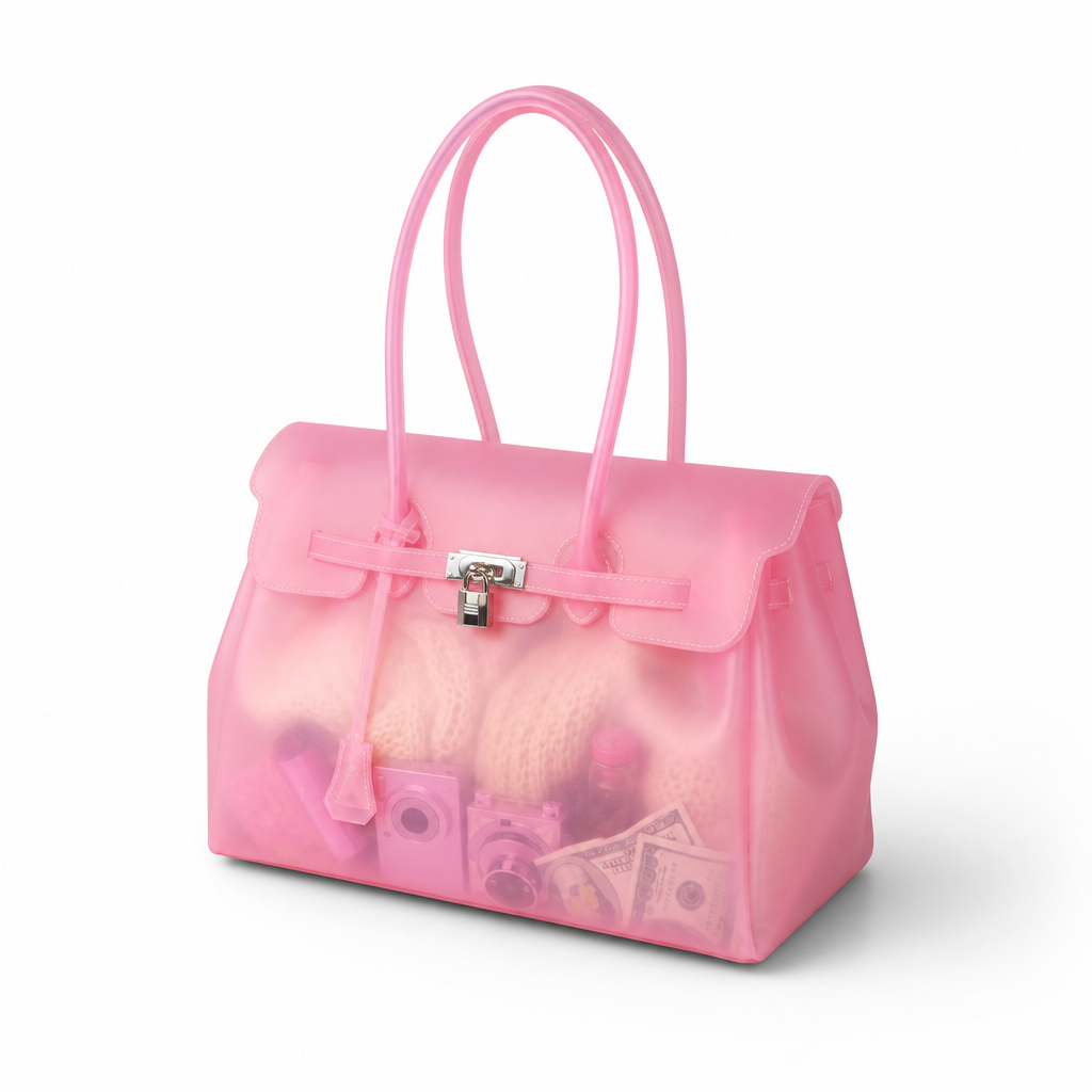 Jelly - Bolso Grande transparente de tendencia - CARMEN VELVET