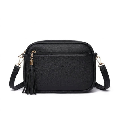 AMANDA - Bolso Pequeño multibolsillos en cuero - CARMEN VELVET