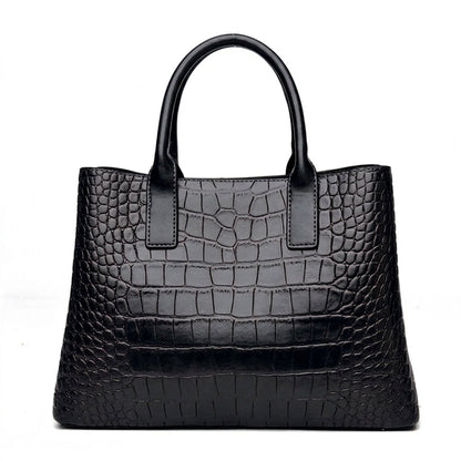 HÉBÉ - Bolso Grande efecto croco con bandolera - CARMEN VELVET