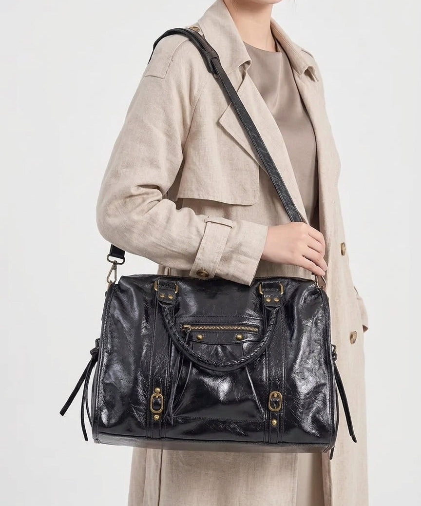 DARYA - Bolso Grande para el Día a Día en cuero Vintage - CARMEN VELVET