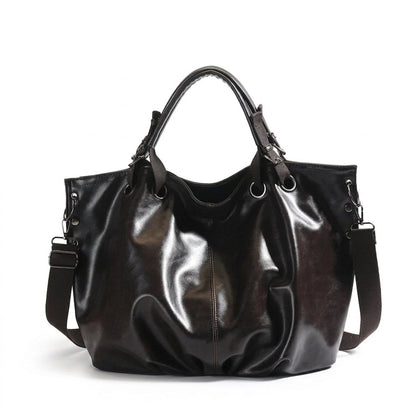 Gorane - Bolso Tote Grande para el día a día - Café - CARMEN VELVET