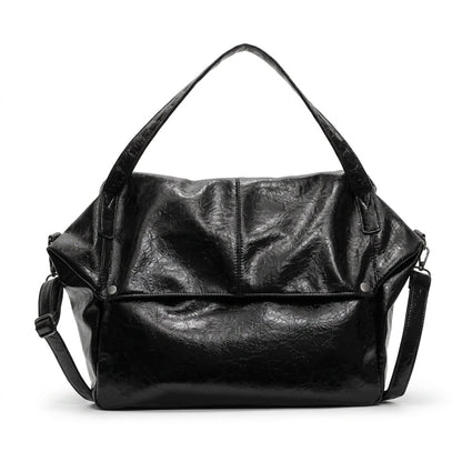 Noa - Bolso para el Día a Día para llevar hombro brillante - Negro - CARMEN VELVET