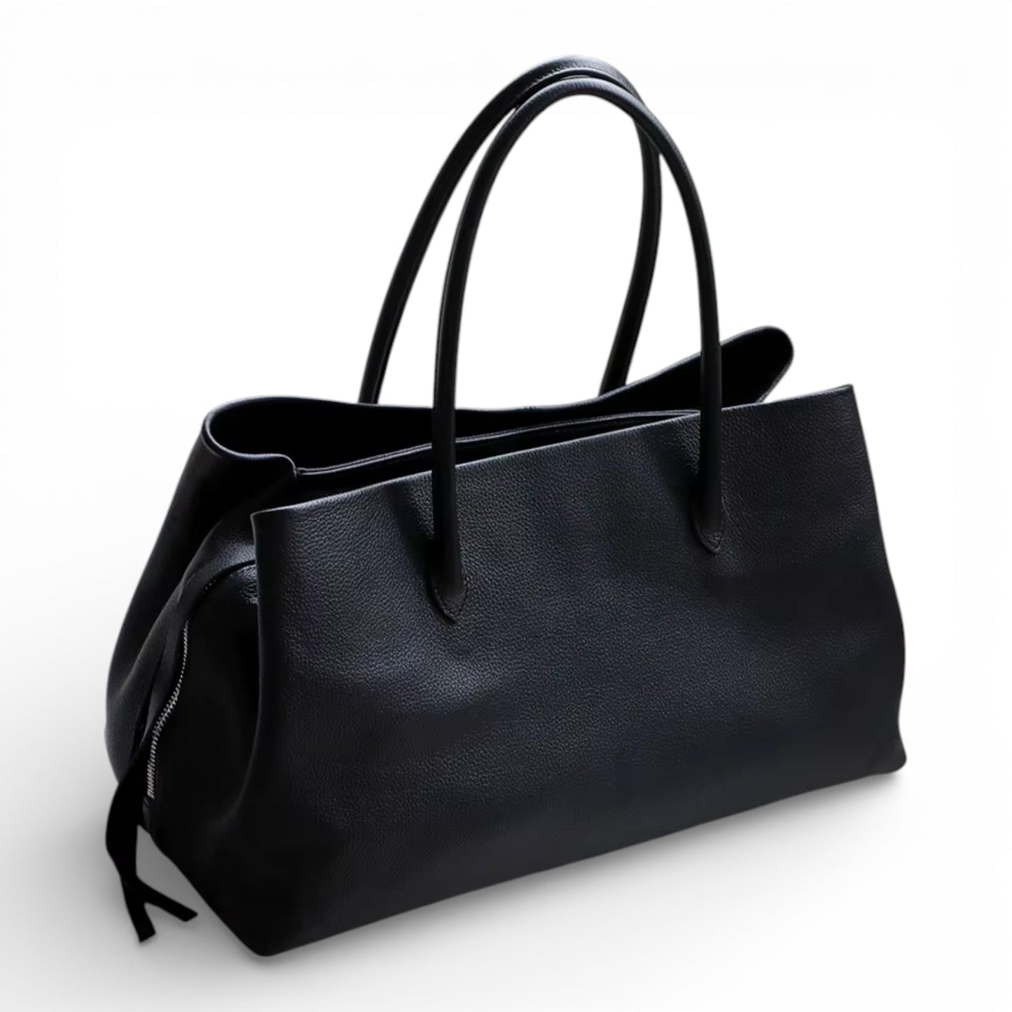 LEATY - Bolso Grande en cuero auténtico - CARMEN VELVET
