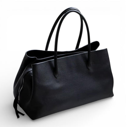 LEATY - Bolso Grande en cuero auténtico - CARMEN VELVET