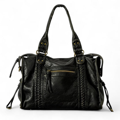 RAQUEL - Bolso Bandolera para el Día a Día en cuero estructurado - CARMEN VELVET