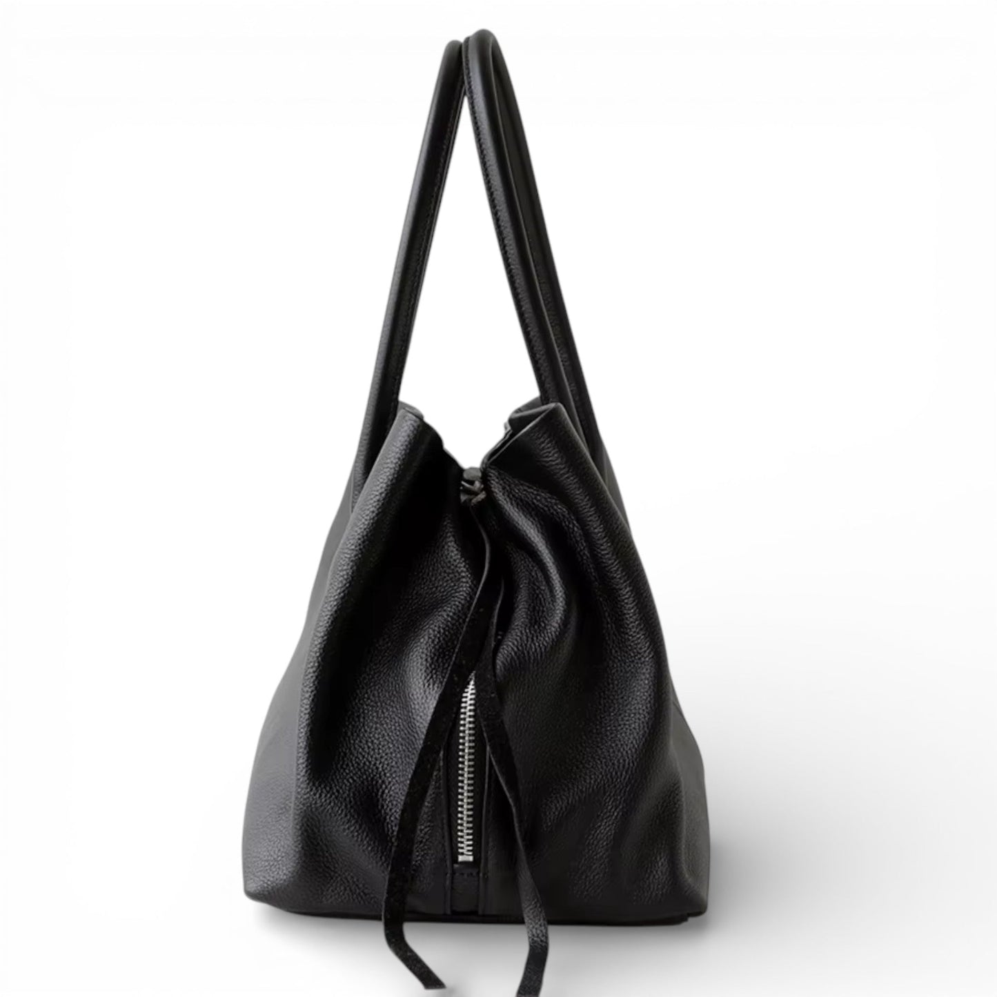 LEATY - Bolso Grande en cuero auténtico - CARMEN VELVET