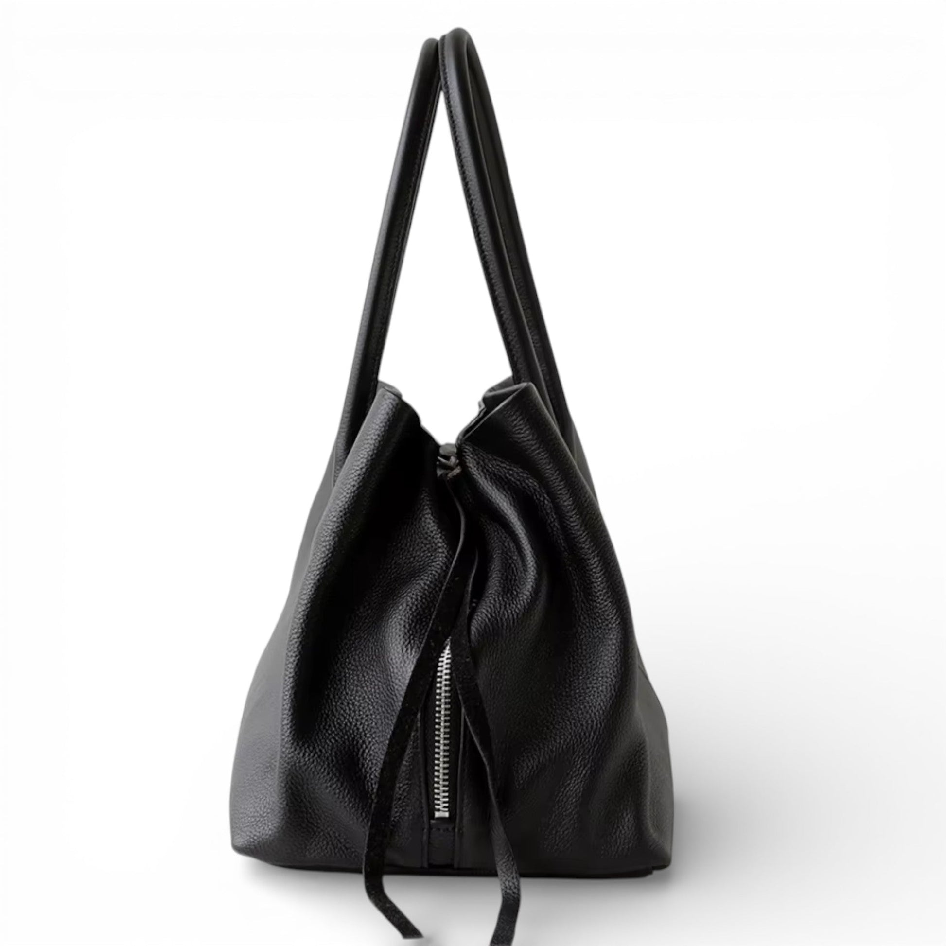 LEATY - Bolso Grande en cuero auténtico - CARMEN VELVET