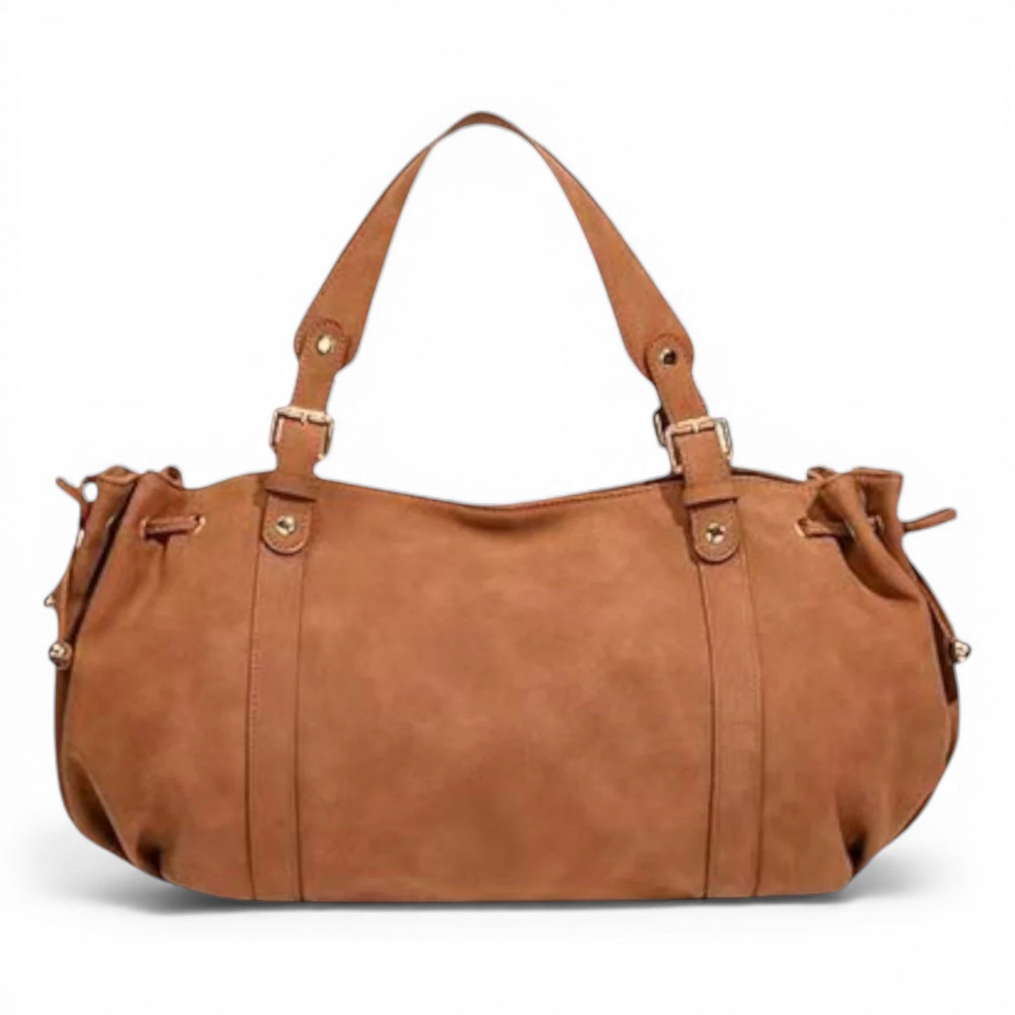 NWAE - Bolso Grande de Ante - Marrón - CARMEN VELVET