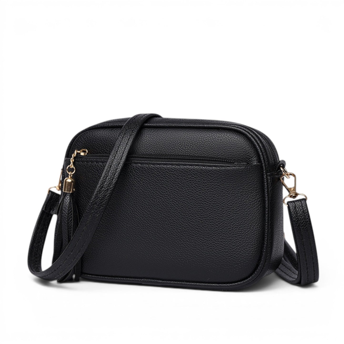 AMANDA - Bolso Pequeño multibolsillos en cuero - CARMEN VELVET