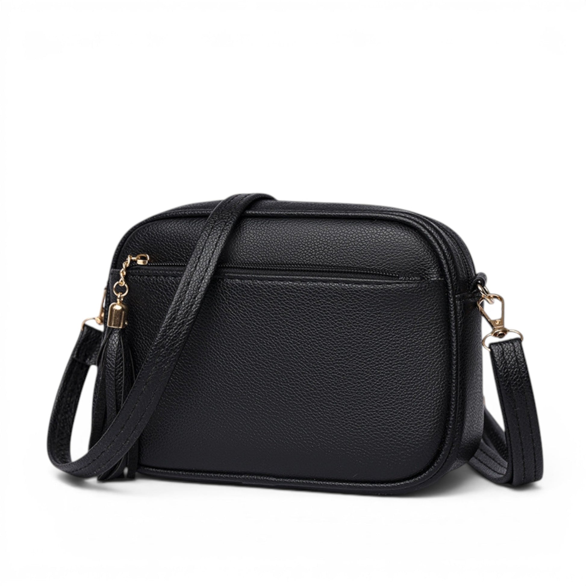 AMANDA - Bolso Pequeño multibolsillos en cuero - CARMEN VELVET